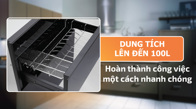 Máy sấy chén Malloca MSC-1005 Dung tích